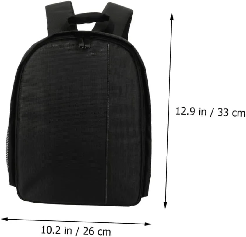 1Pc DSLR Camera Backpack with Shockproof Sponge Multiple Compartments Comfortable Shoulder Straps Photography Bag for Travel and Outdoor Use