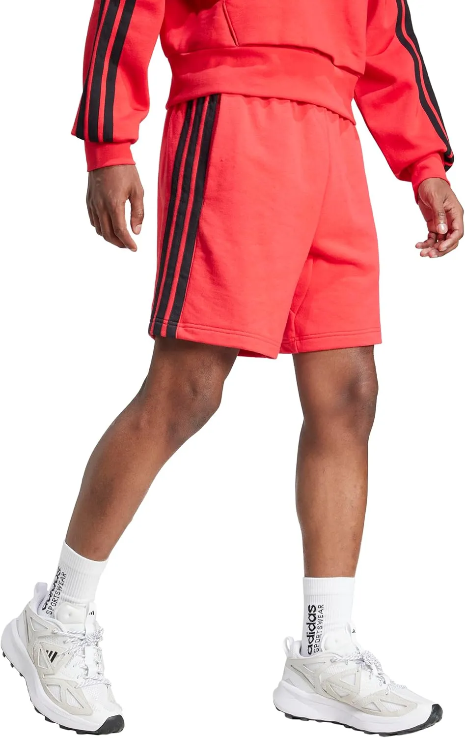 adidas Men's Essentials 3-Stripes French Terry 7-Inch Shorts