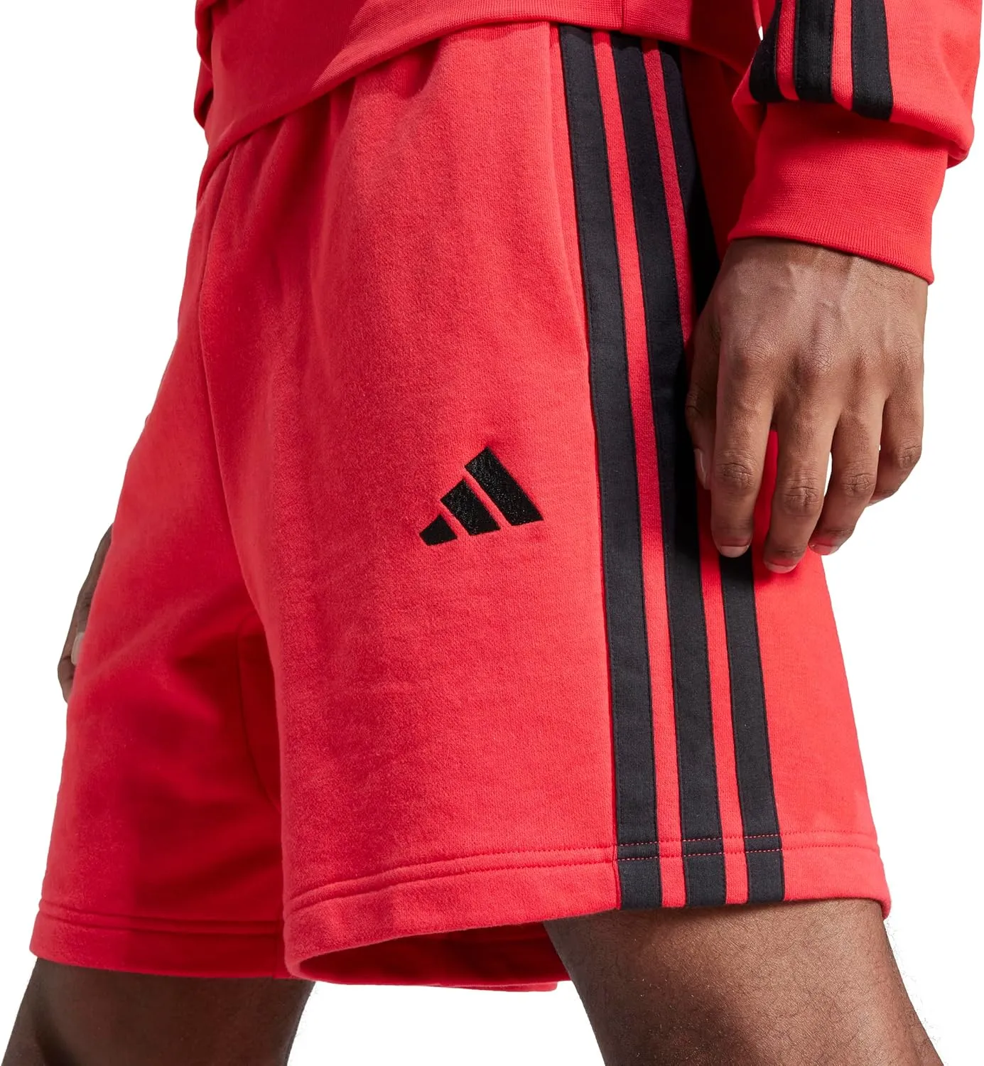 adidas Men's Essentials 3-Stripes French Terry 7-Inch Shorts