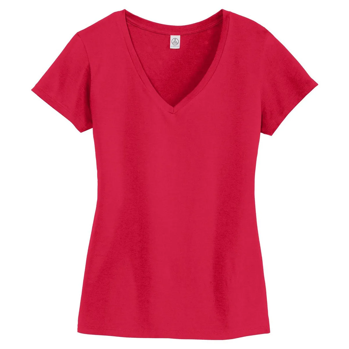 Alternative Women's Apple Red Legacy V-Neck T-Shirt
