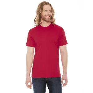 American Apparel Unisex Red 50/50 Short Sleeve Tee