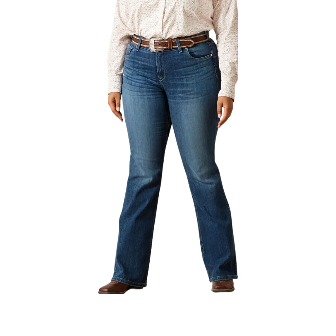 Ariat Women's Mid Rise Ariana Boot Cut Big Jean