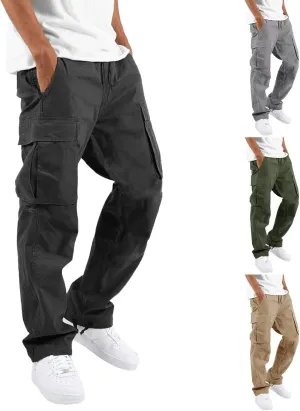 Big and Tall Cargo Pants for Men Sweatpants for Men Fashion Sports Pants Men's Casual Joggers Work Pants Drawstring