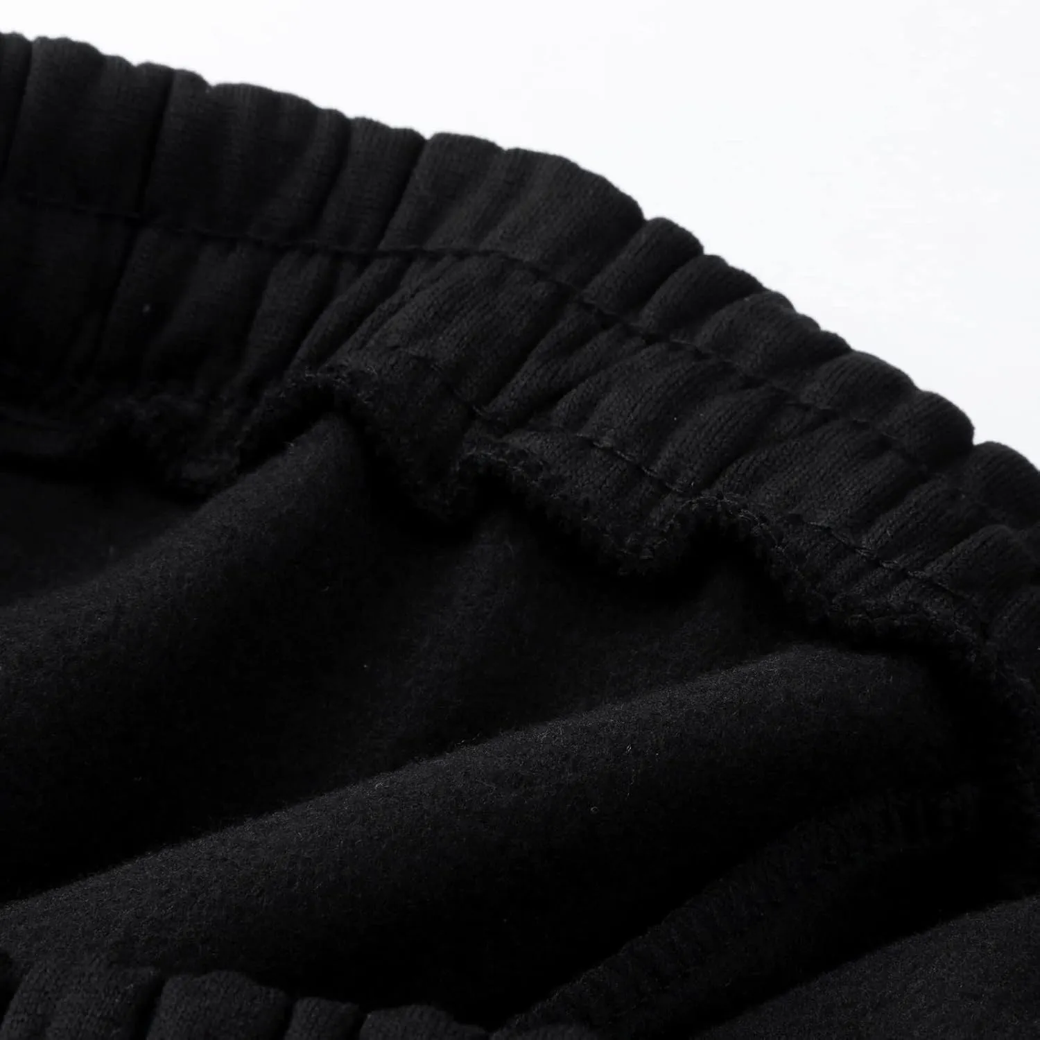 Big and Tall Sweatpants for Men Men's Heavyweight Fleece Cargo Sweatpants Elastic Waist Drawstring Athletic Trousers