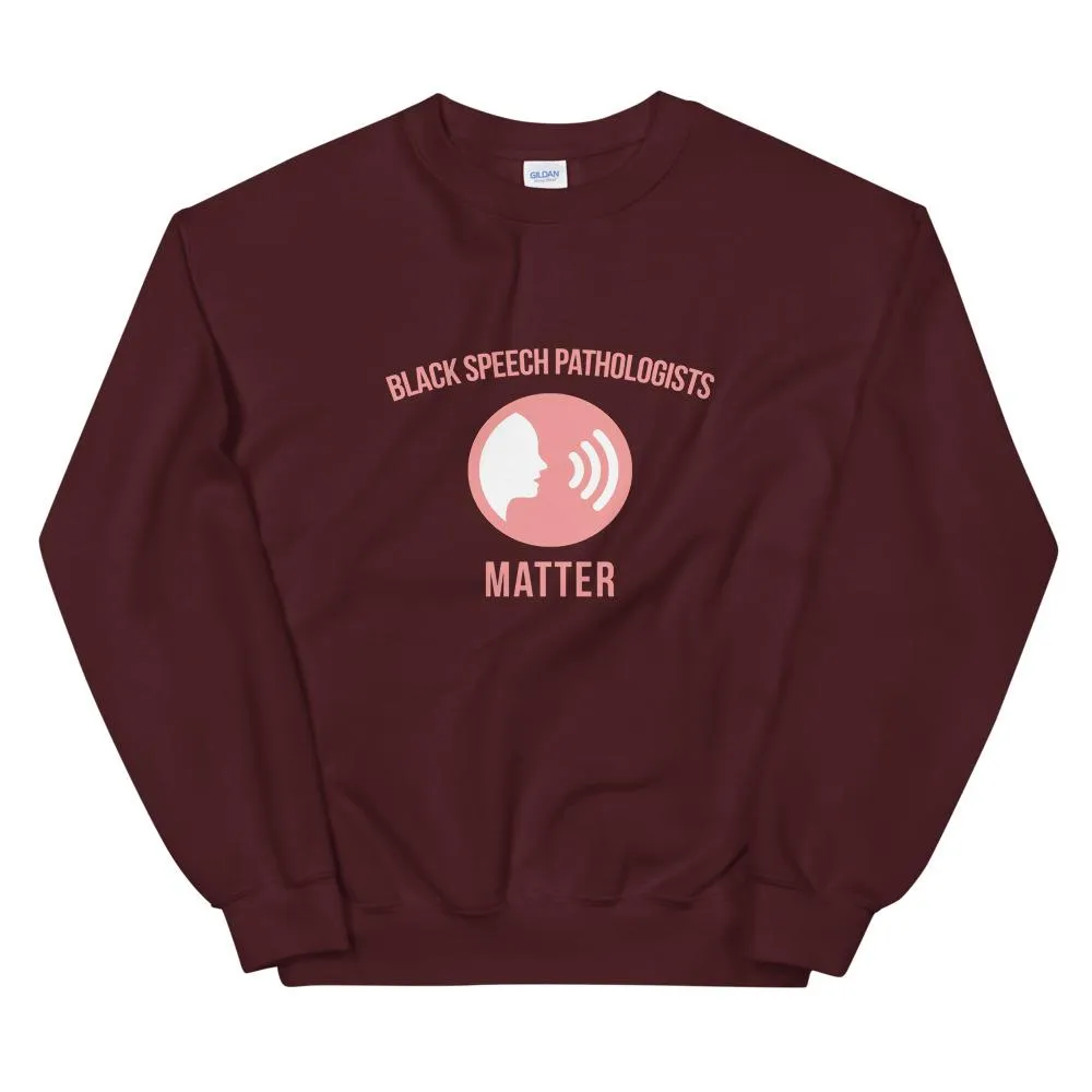 Black Speech Pathologists Matter (Logo) - Sweatshirt