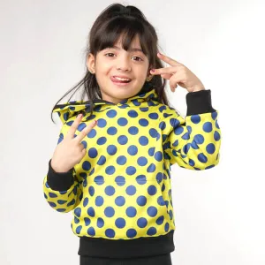 Blue Dots Kids Hoodie