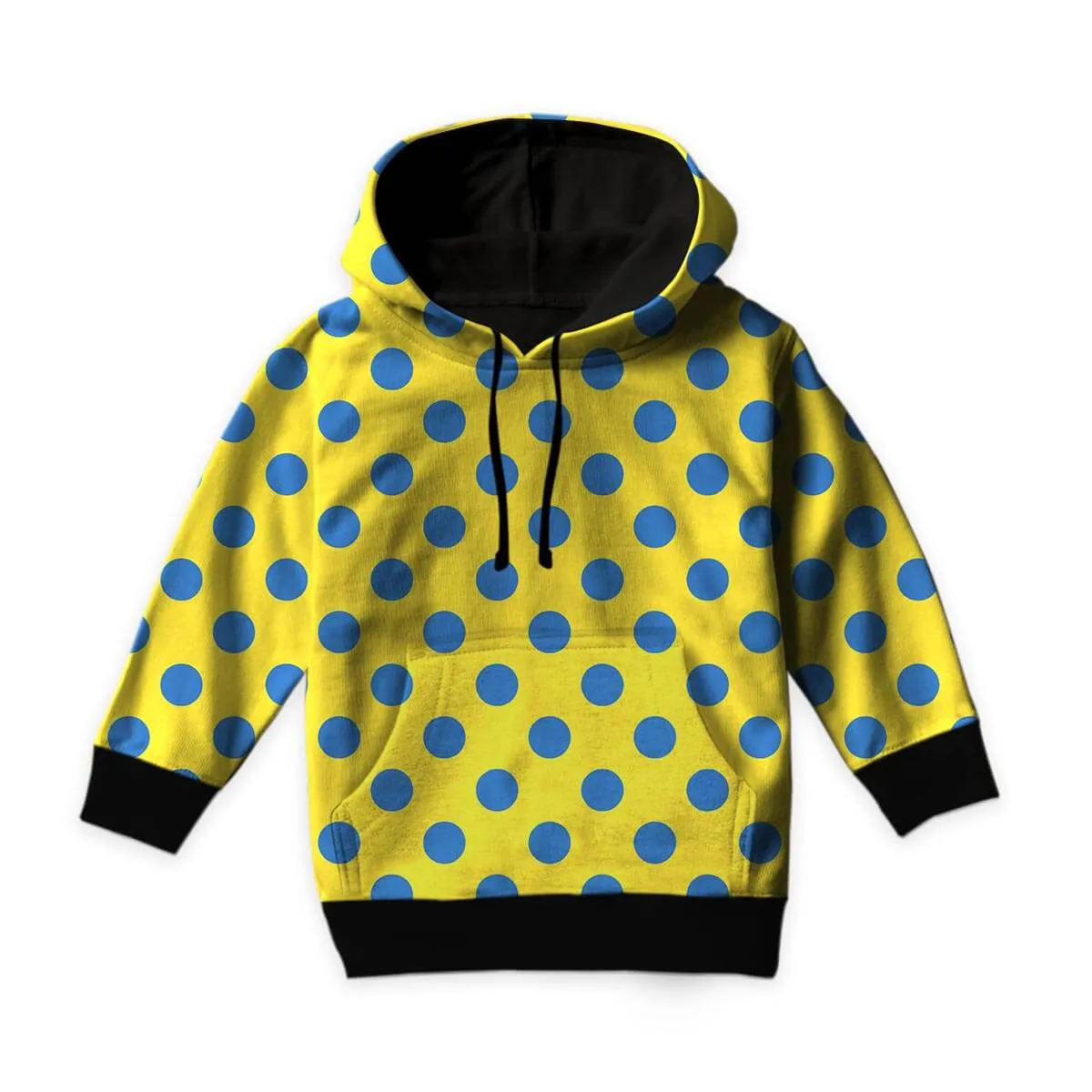 Blue Dots Kids Hoodie