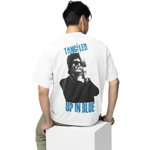 Bob Dylan Oversized T shirt - Tangled Up In Blue
