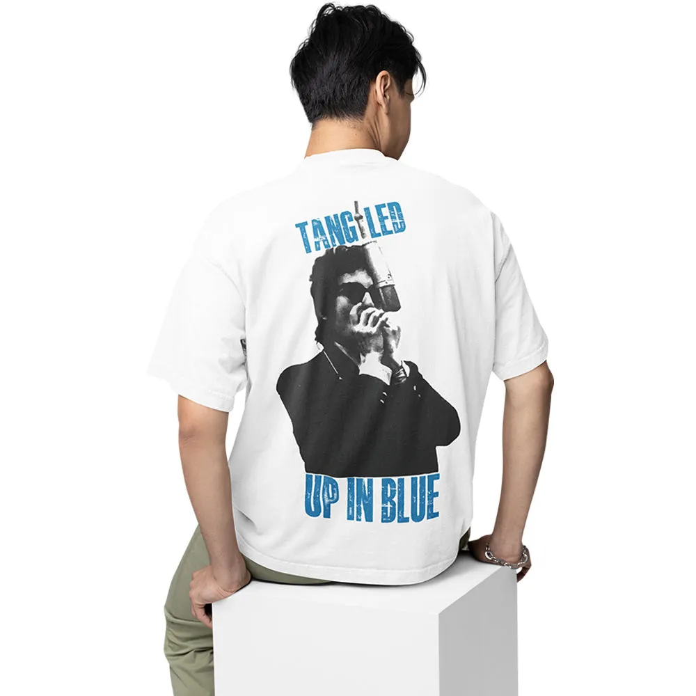 Bob Dylan Oversized T shirt - Tangled Up In Blue