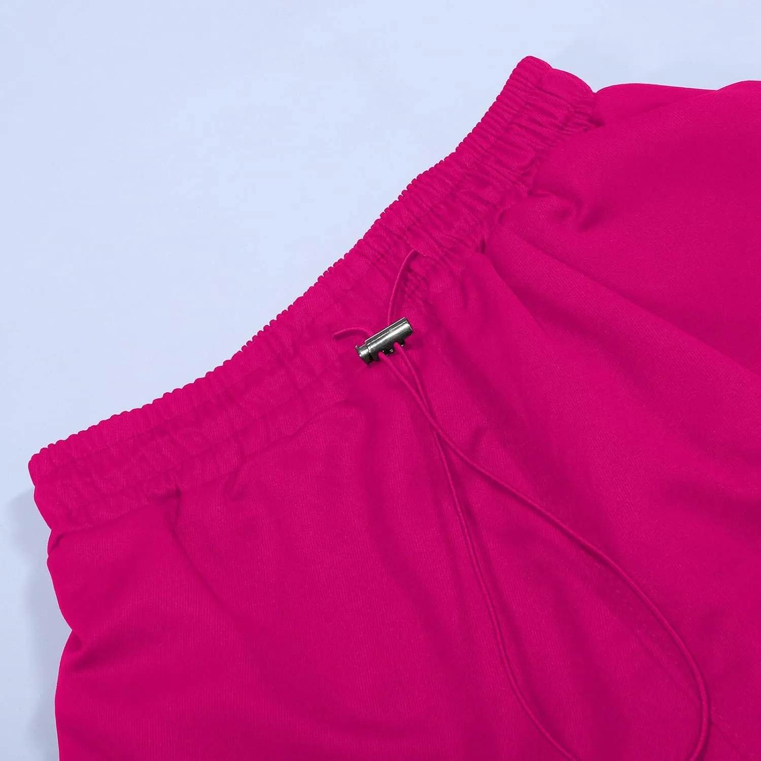 Cargo Pants for Girls Casual High Waisted Drawstring Loose Fit Pants Aesthetic Clothing Teen Girls Jogger Pants 3-14T