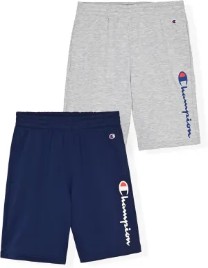 Champion Boys Shorts 2 Pack Athletic Fleece Short for Boys