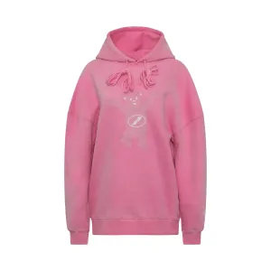 Classic Teddy Hoodie in Pink