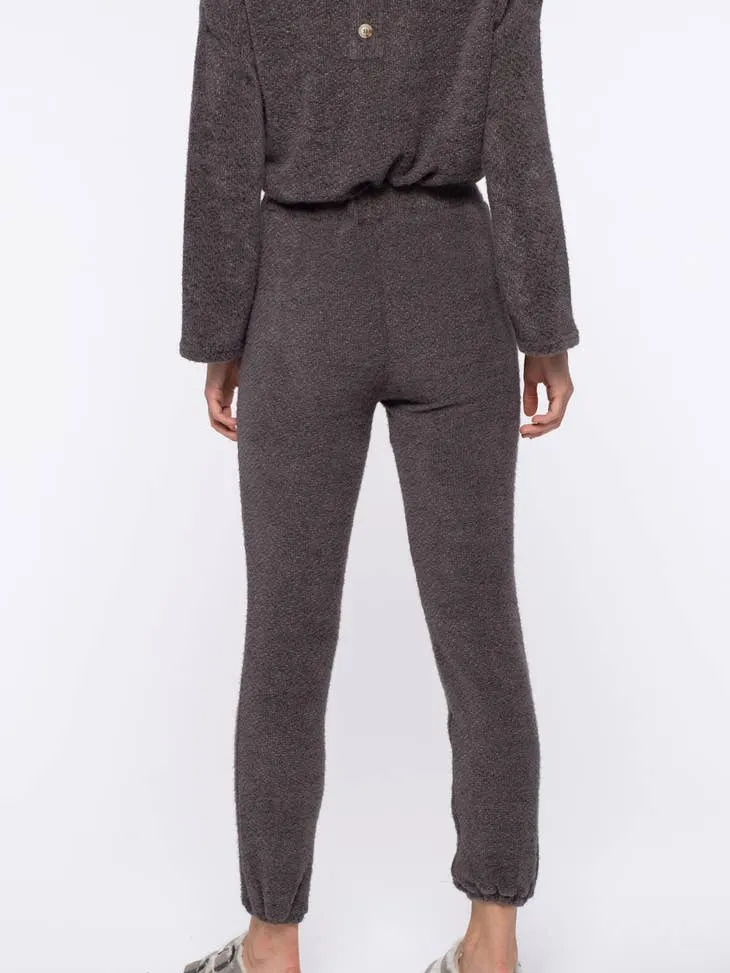 Cora Cozy Pants Charcoal