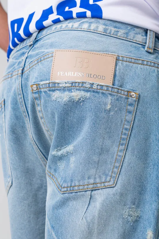 Fearless Blood Denim Short