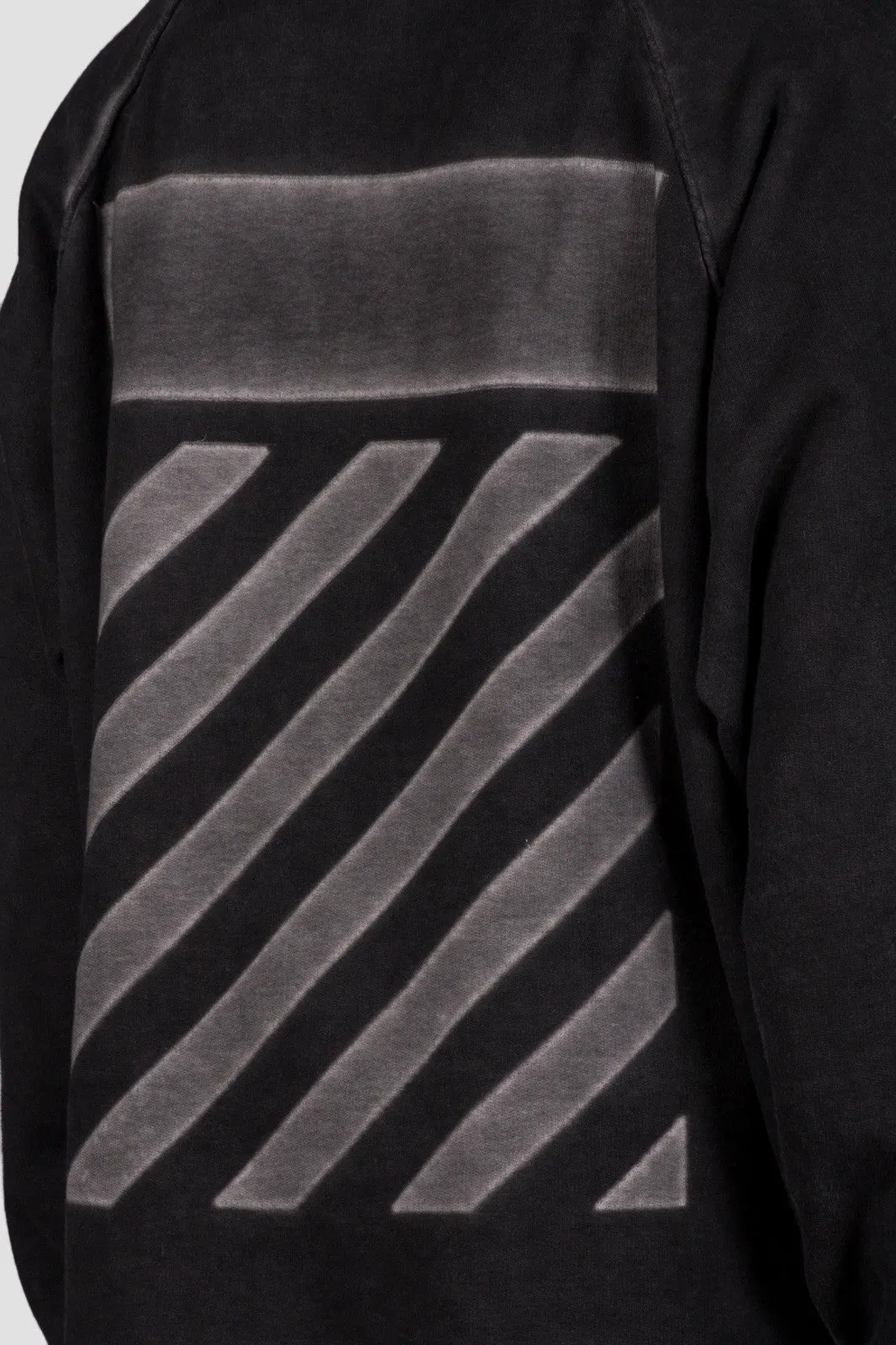 Fleece Crewneck Garment Dye Black No Col