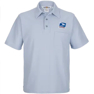 Flying Cross Men's Letter Carrier Knit Postal Polo Shirts