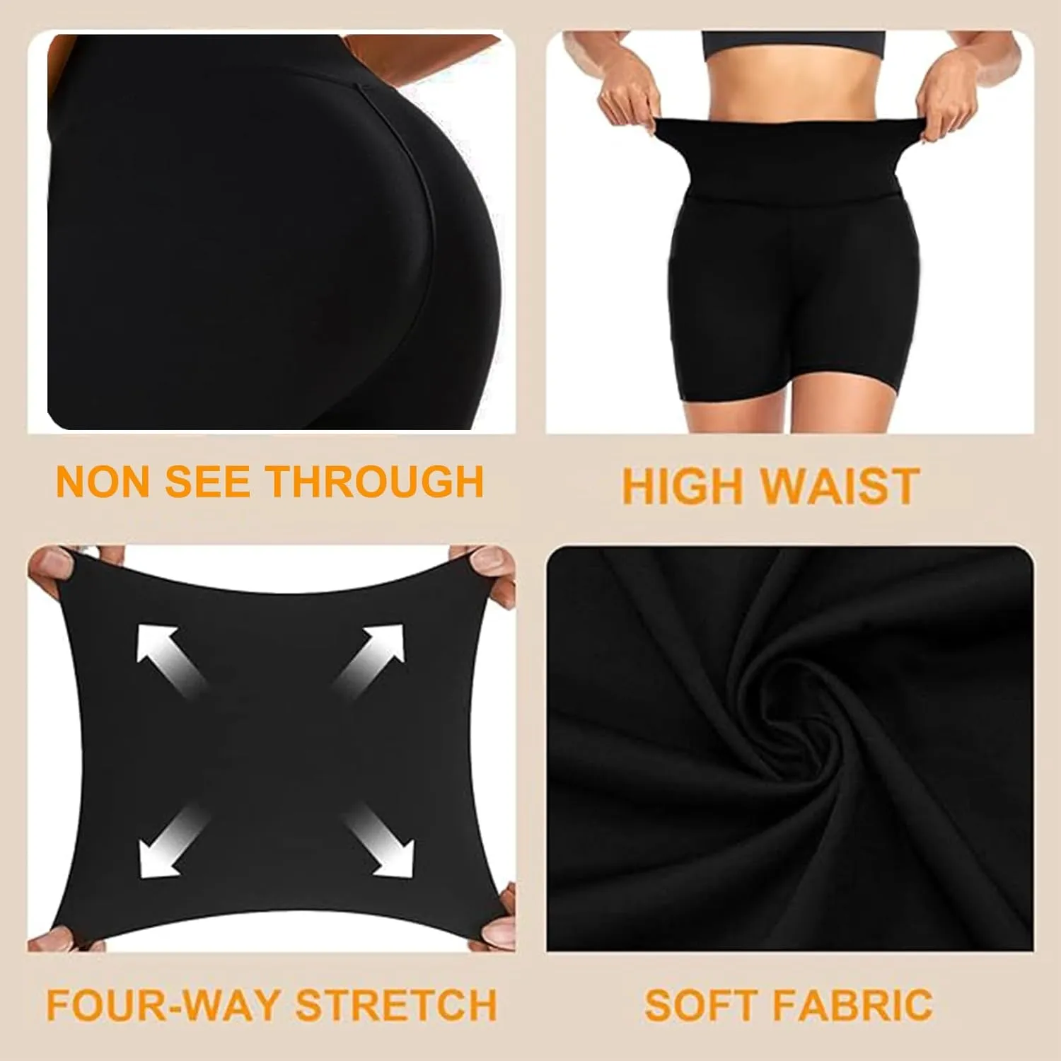 Girls Bike Shorts-5" Soft High Waisted Athletic Dance Gymnastics Spandex Volleyball Biker Shorts for Girls 6-14Years