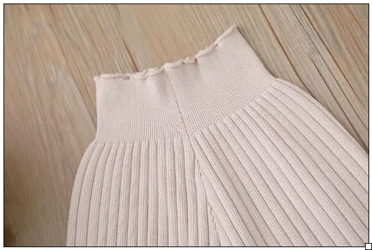 Girls Knitted Wide Leg Pants