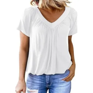 KATHLEEN - Casual V-Neck Top