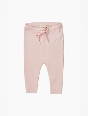 Kaya Knitted Pants in Pink Blush