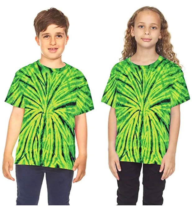 Krazy Tees Tie Dye T-Shirt - Teen Unisex Tie Dye T-Shirts