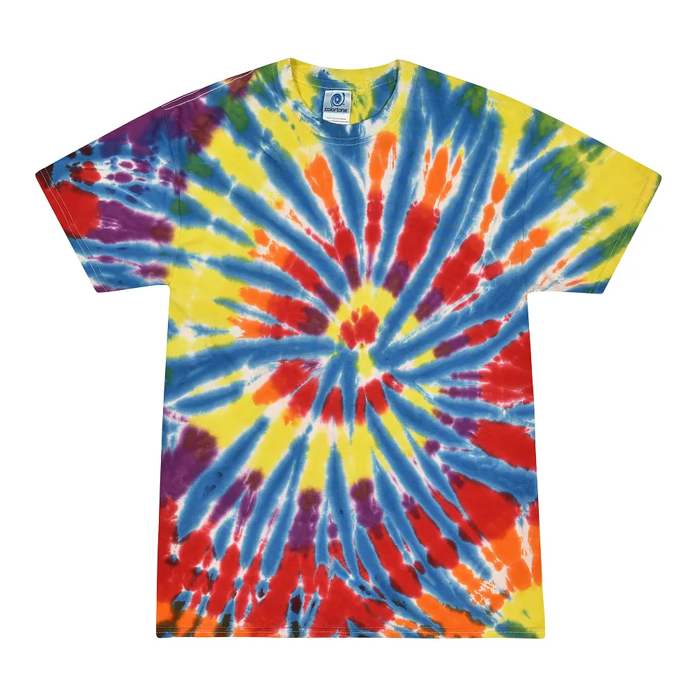 Krazy Tees Tie Dye T-Shirt - Teen Unisex Tie Dye T-Shirts