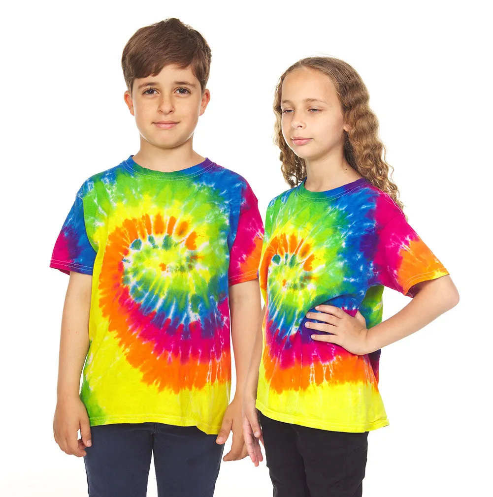 Krazy Tees Tie Dye T-Shirt - Teen Unisex Tie Dye T-Shirts