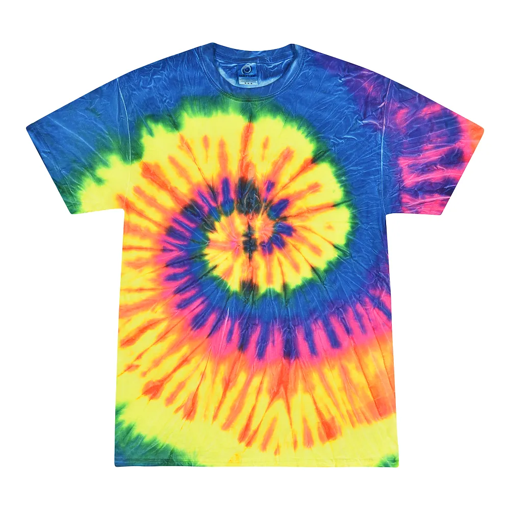 Krazy Tees Tie Dye T-Shirt - Teen Unisex Tie Dye T-Shirts