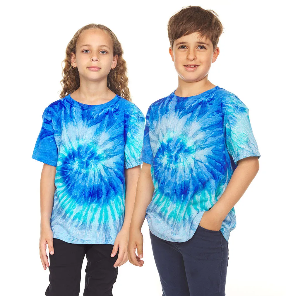 Krazy Tees Tie Dye T-Shirt - Teen Unisex Tie Dye T-Shirts