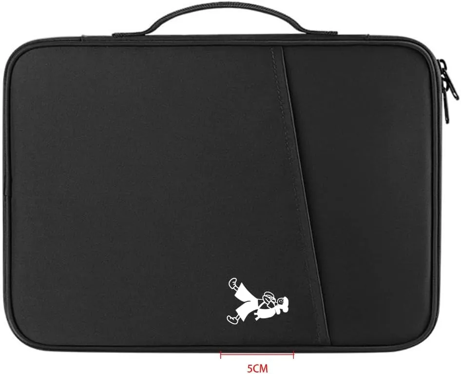 Laptop Sleeve Protective Sleeve Comaptible with MacBook Air/ 13-13.3 Notebook Multifuctional Briefcase Bag with Handle for Comfortable Travel (Gray)