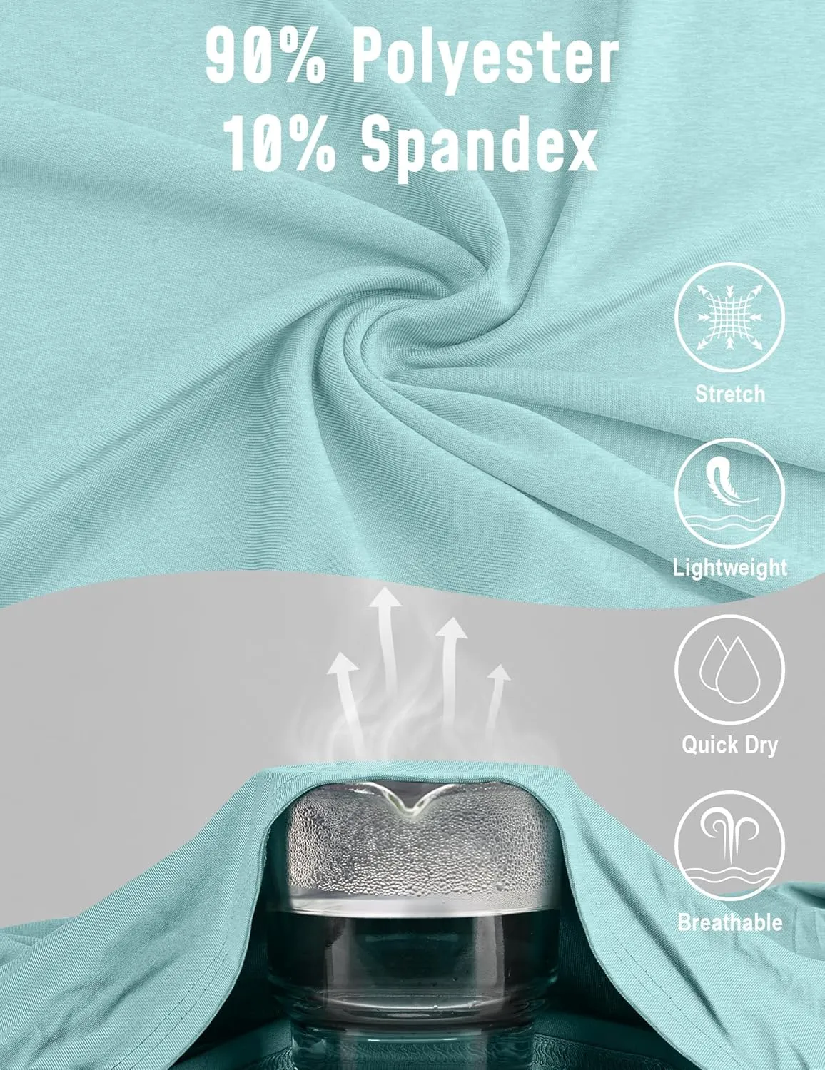 Long Sleeve Shirts for Men 4 Pack Workout T Shirt UPF 50  Rash Guard Quick Dry Fit Fishing Athletic Tshirt