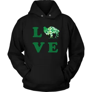 Lucky in BuffaLove Unisex Hoodie