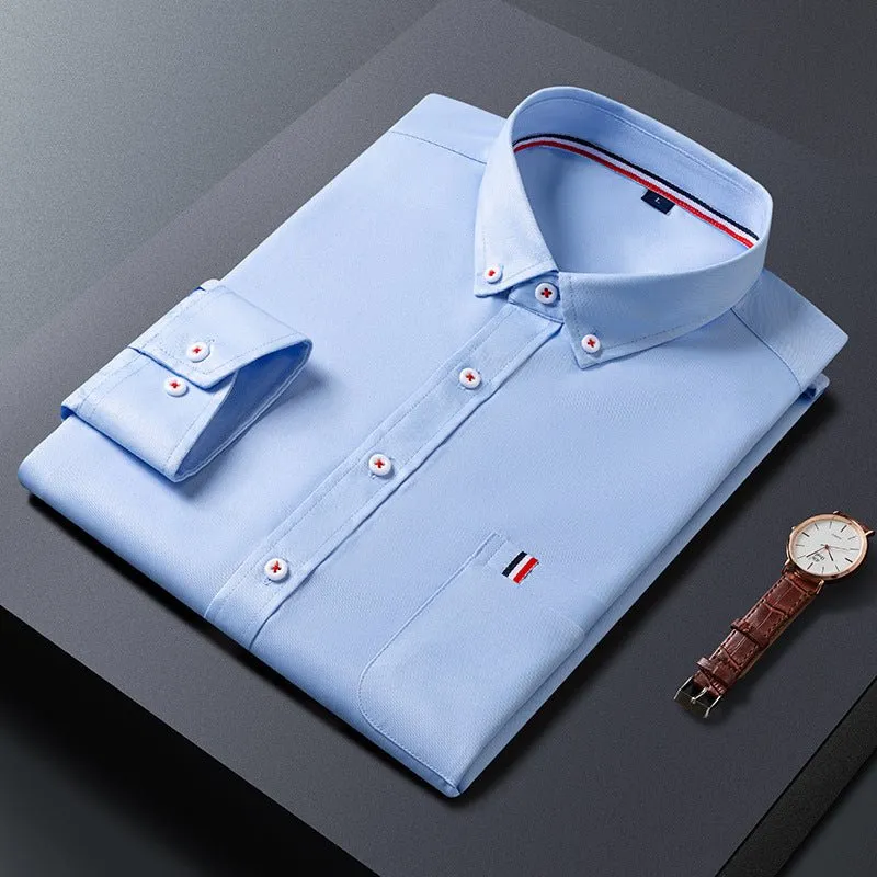 Men's Casual Shirt Fashion Business Dress Shirts