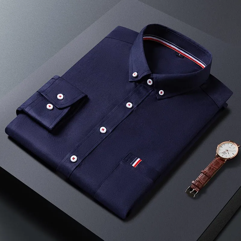 Men's Casual Shirt Fashion Business Dress Shirts