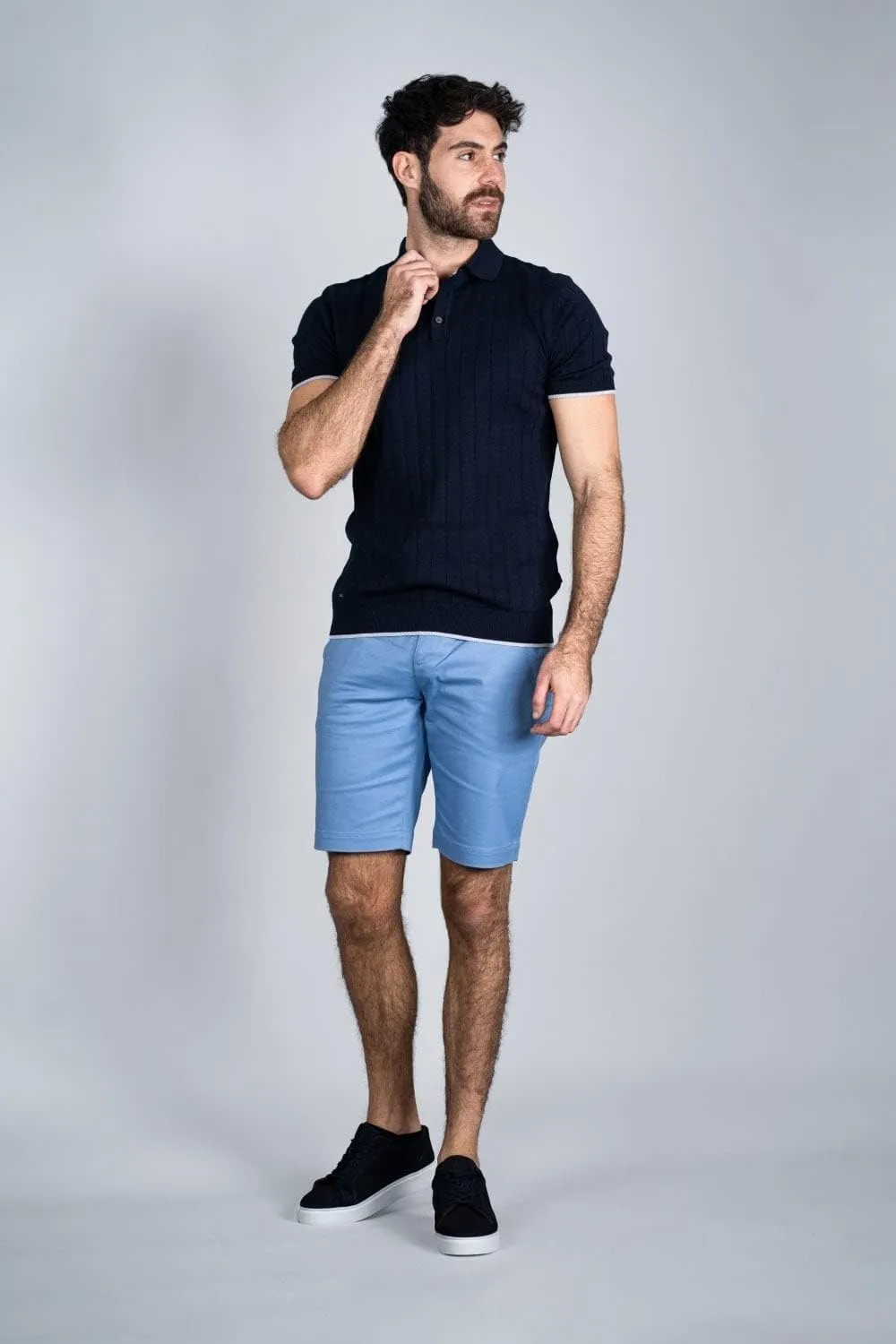 Mens Cotton Slim Fit Shorts Casual Above Knee Daily Chino