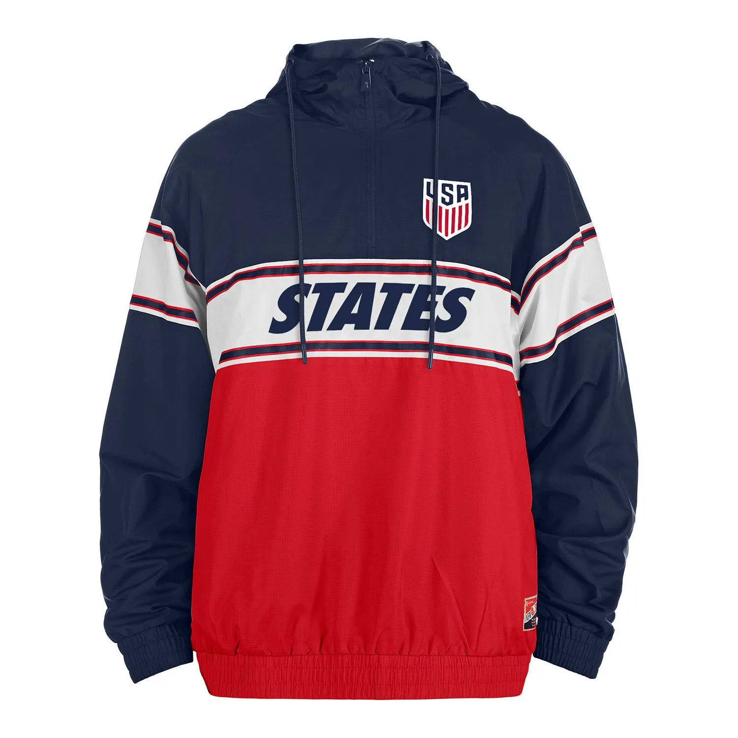 Men's New Era USMNT 1/4 Zip Pullover Hoodie