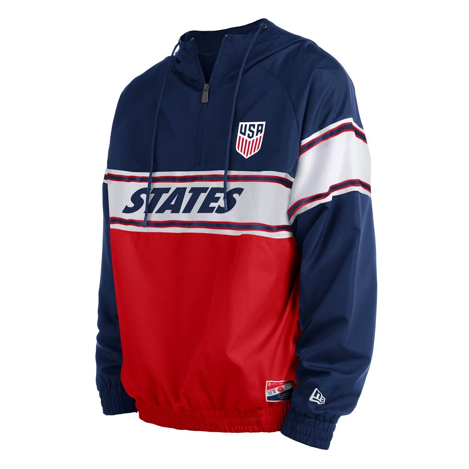 Men's New Era USMNT 1/4 Zip Pullover Hoodie