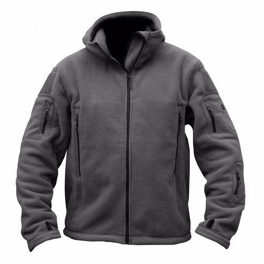 Men's Outdoor Warm Bladder Fleece Jacket Hoodie