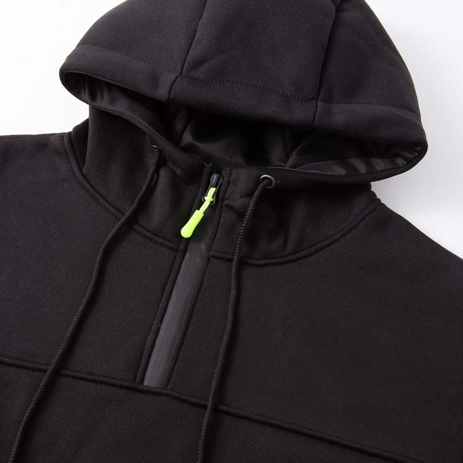 Men's Zip Hoodie Long Sleeved Loose Jogging Sport Sweatshirt Fall Casual Gym Athletic Cargo Warm Winter Pullover