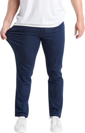 Mugsy Mens Jeans, Classic Fit, Stretch Denim Jeans for Men, Comfortable, 4-Way Stretch, Flexible Pants, Size Up If Needed