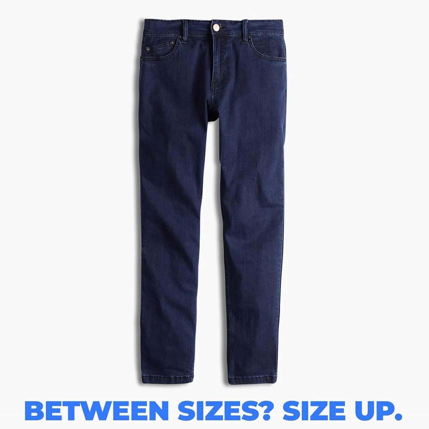 Mugsy Mens Jeans, Classic Fit, Stretch Denim Jeans for Men, Comfortable, 4-Way Stretch, Flexible Pants, Size Up If Needed