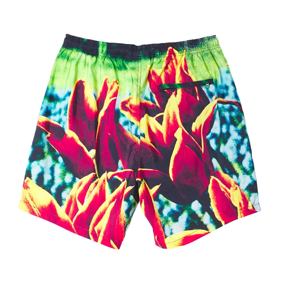OBEY EASY BLOOM SHORTS // ORANGE MULTI