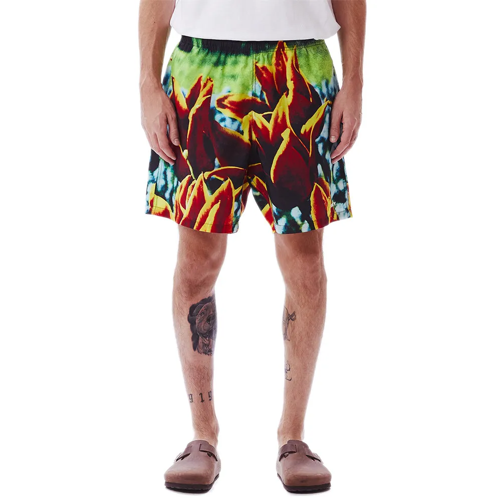 OBEY EASY BLOOM SHORTS // ORANGE MULTI