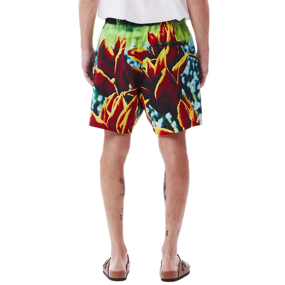 OBEY EASY BLOOM SHORTS // ORANGE MULTI