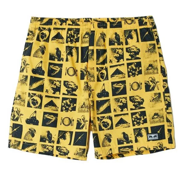 OBEY EASY CHAOS SHORT // ZINE ENERGY YELLOW