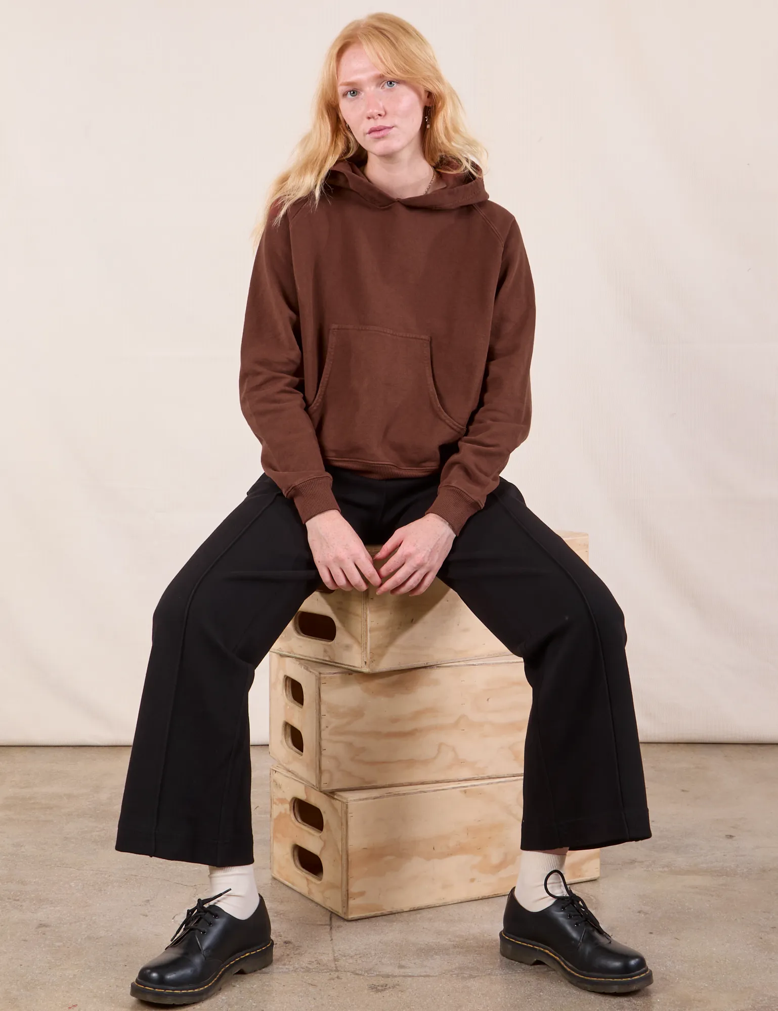Oversized Hoodie - Fudgesicle Brown