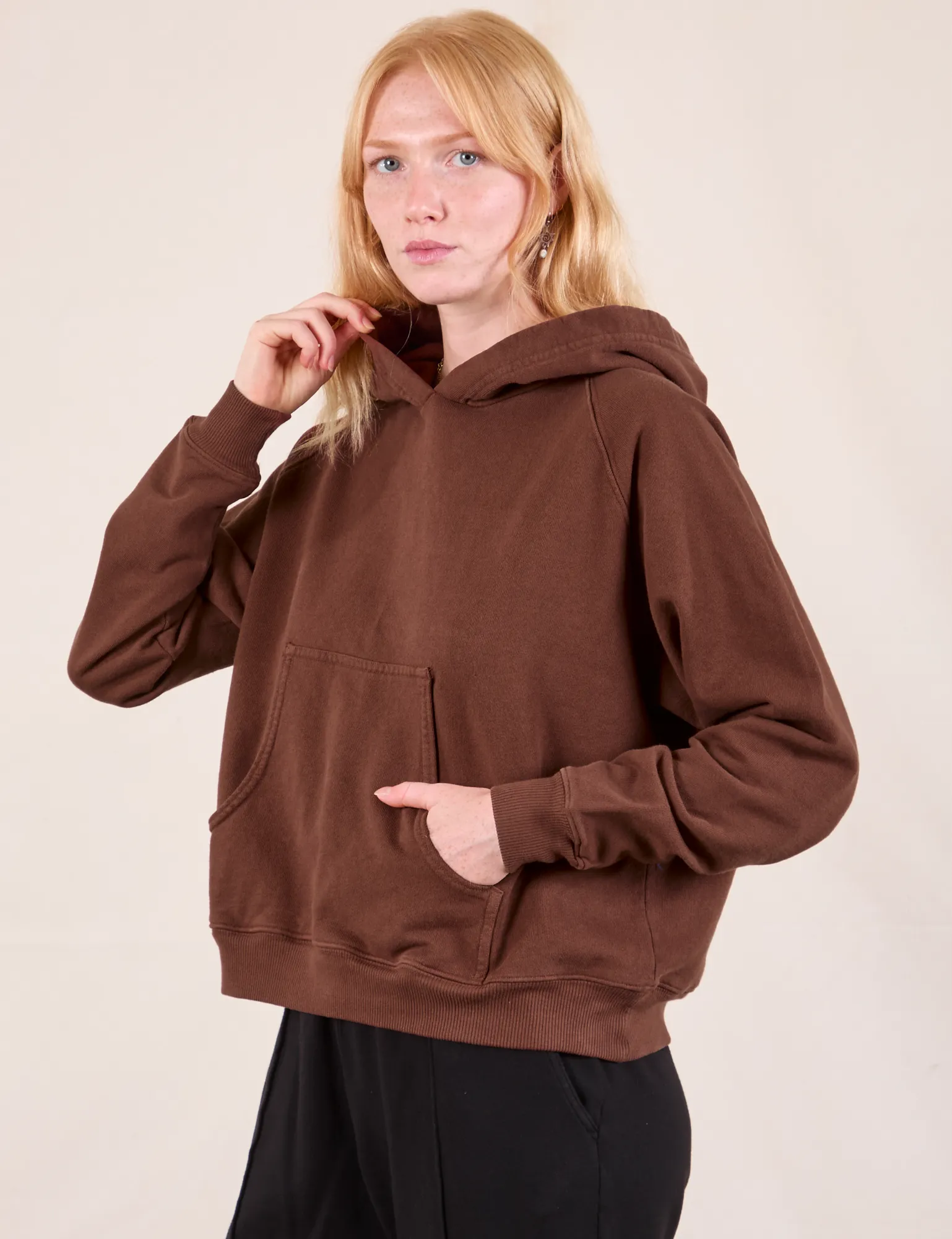 Oversized Hoodie - Fudgesicle Brown