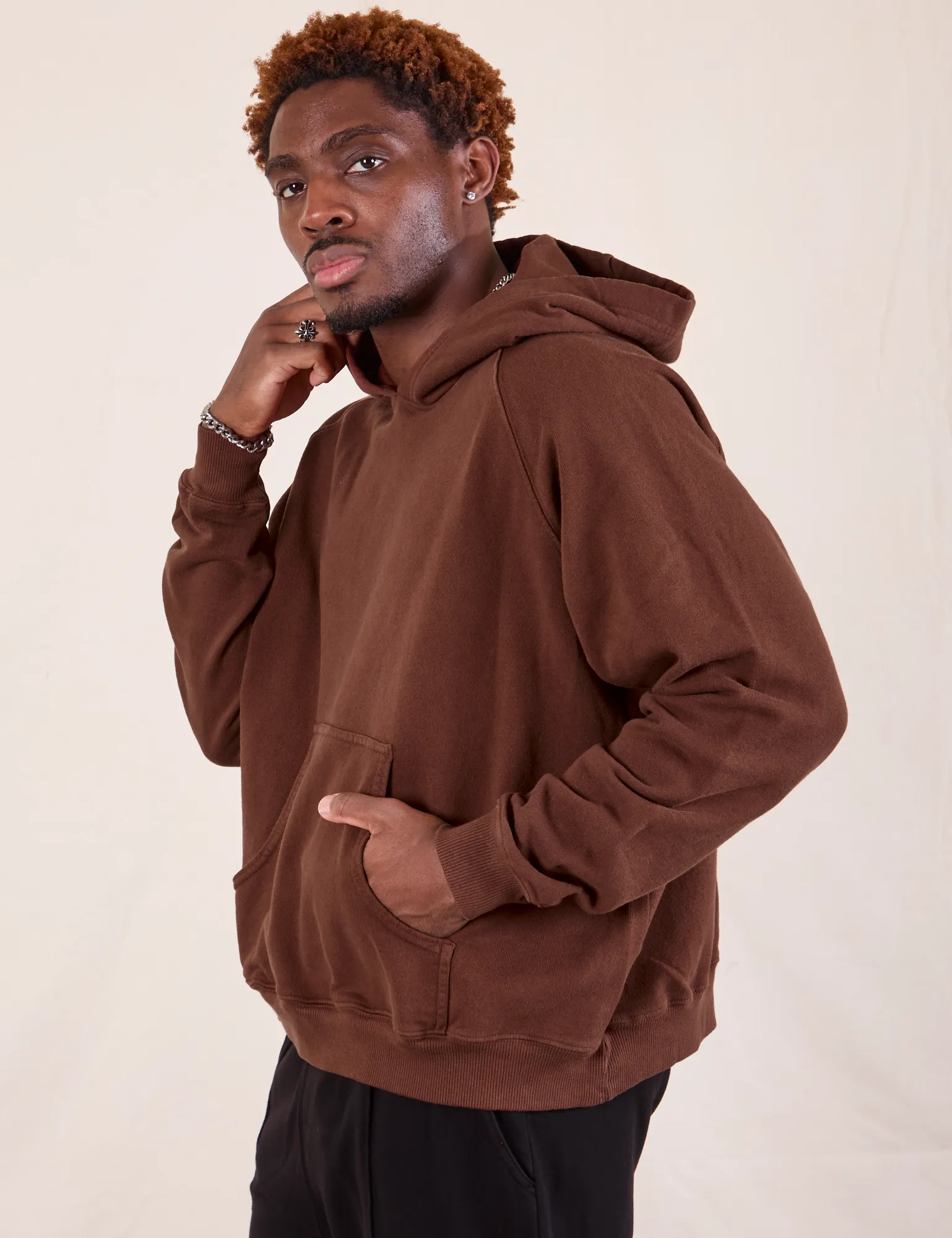 Oversized Hoodie - Fudgesicle Brown