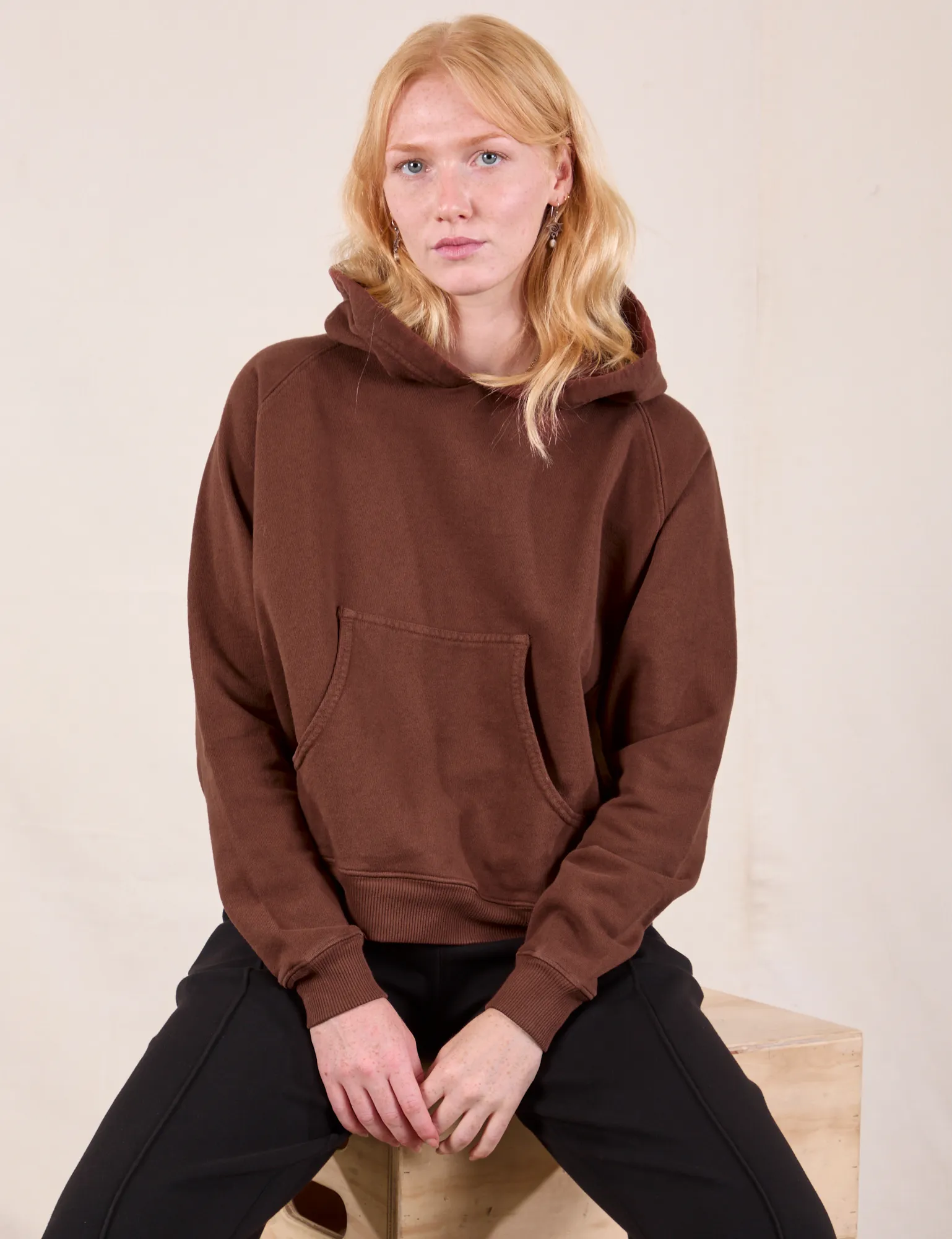 Oversized Hoodie - Fudgesicle Brown