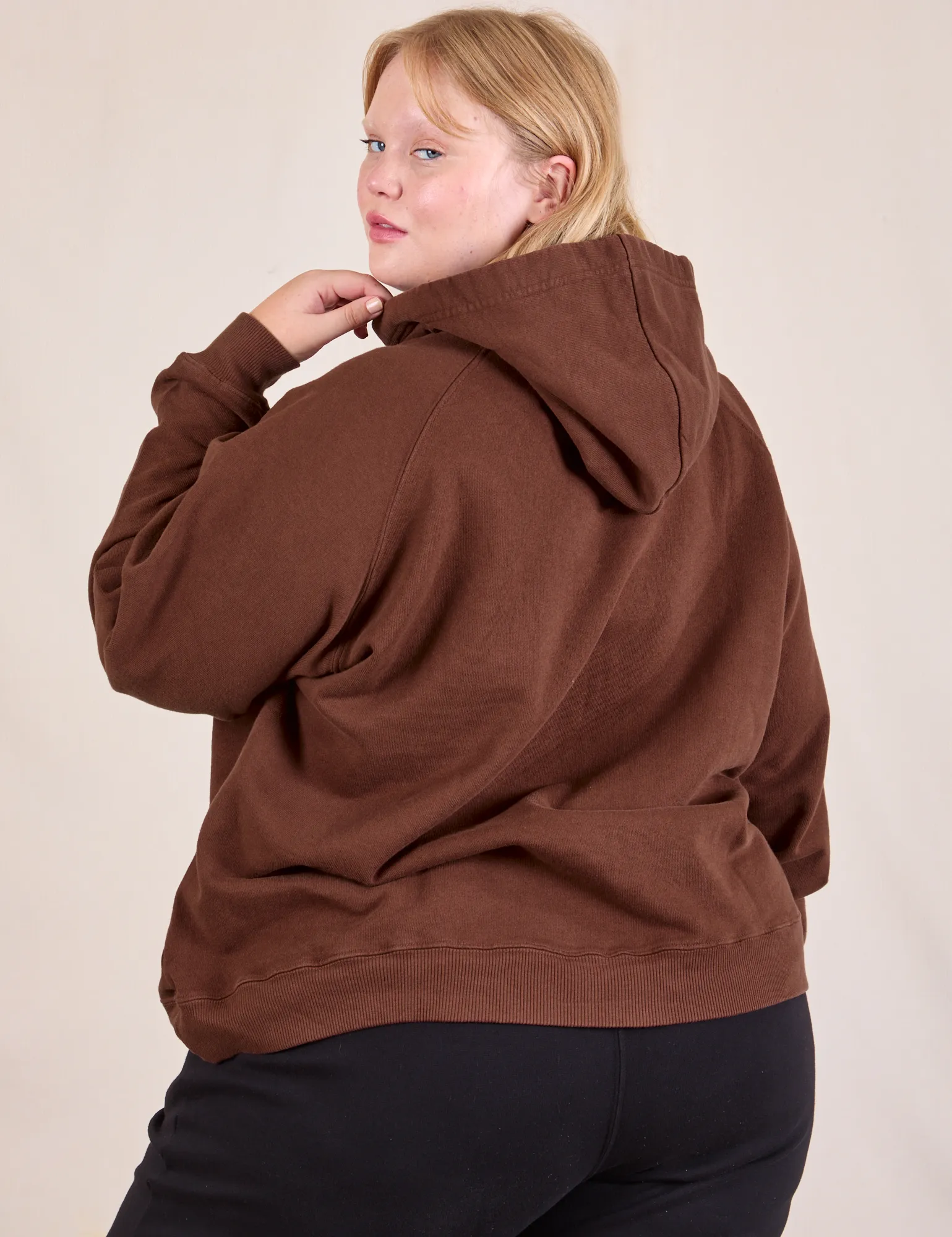 Oversized Hoodie - Fudgesicle Brown